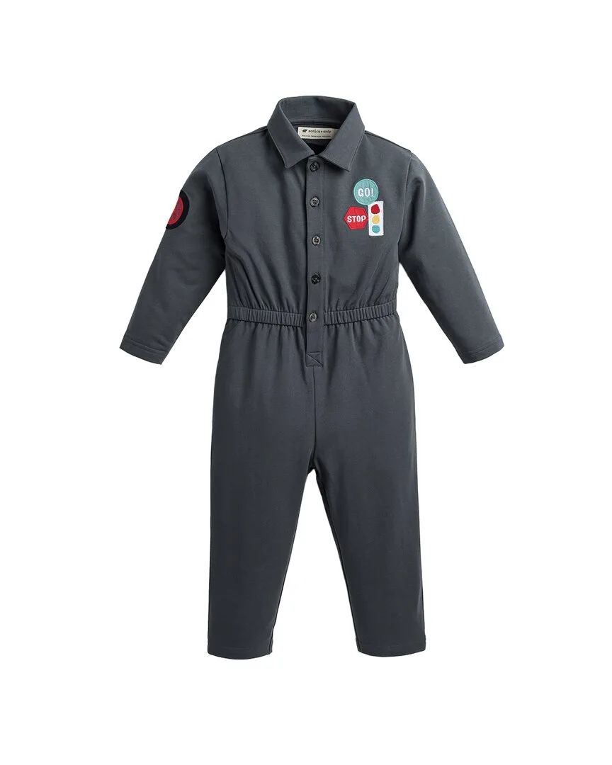 Monica + Andy Sweatshirt Boiler Suit by Monica  Andy
