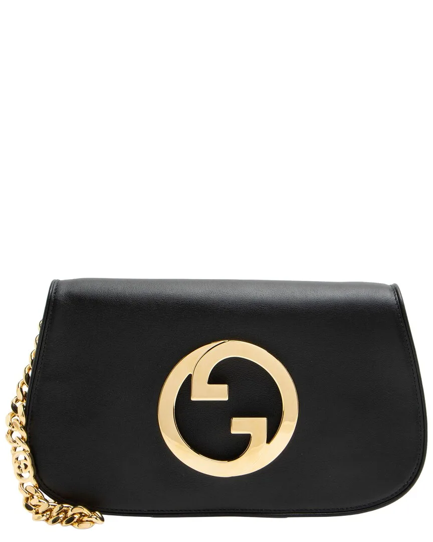Black Leather Blondie Small Shoulder Bag (authentic Pre-Loved) by Gucci