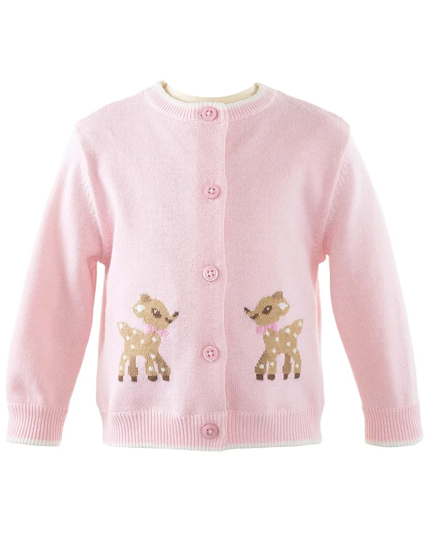 Pink Fawn Cardigan by Rachel Riley
