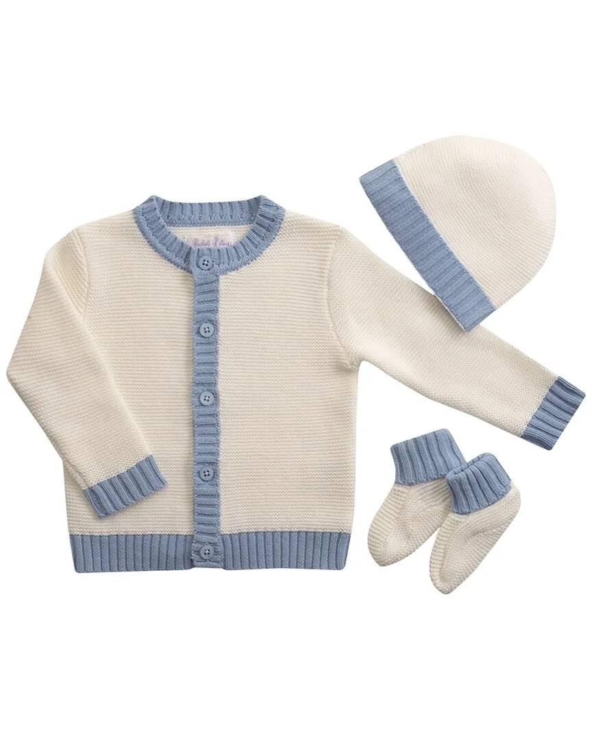 3Pc New Baby Knit Giftset by Rachel Riley