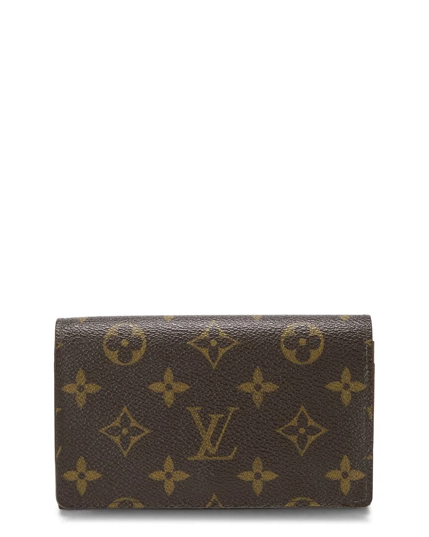 Brown Monogram Coated Canvas Tresor (authentic Pre-Loved) by Louis Vuitton