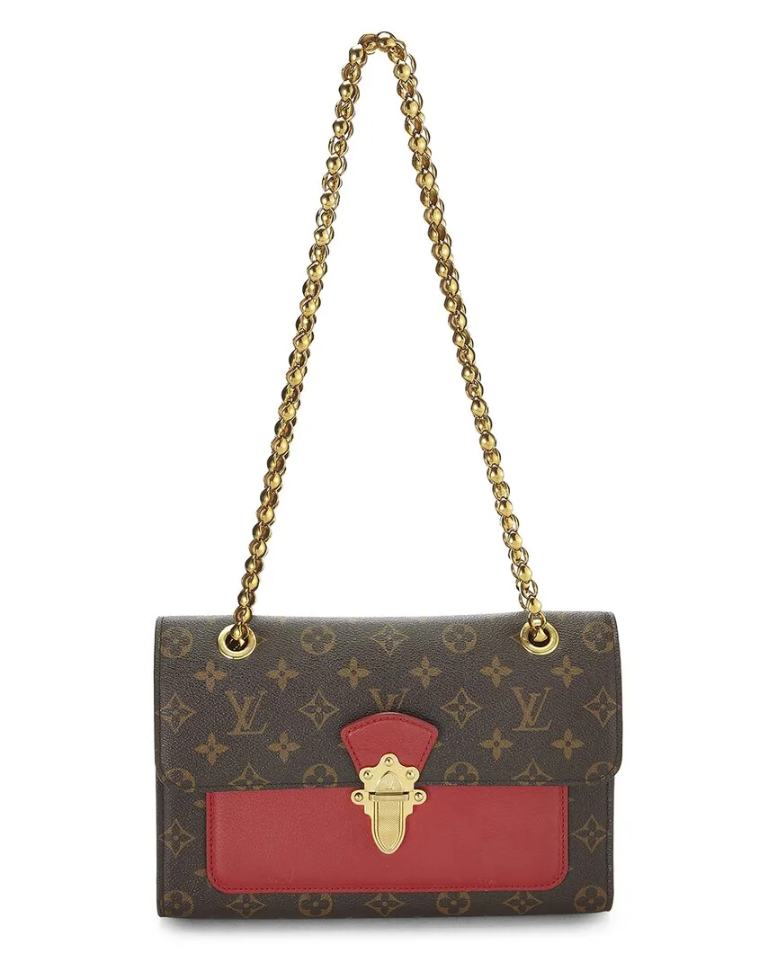 Red Monogram Coated Canvas Victoire (authentic Pre-Loved) by Louis Vuitton