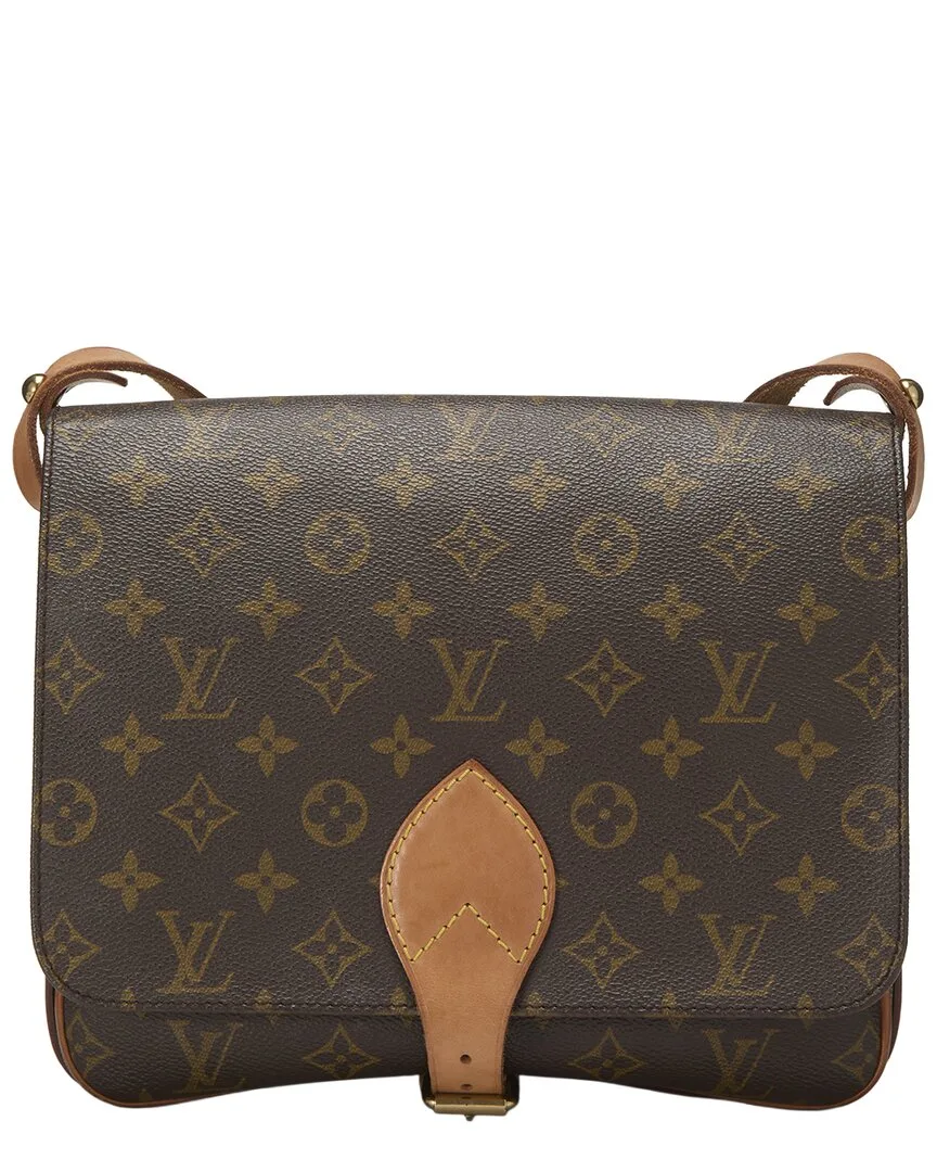 Monogram Coated Canvas Cartouchiere Gm (authentic Pre-Loved) by Louis Vuitton