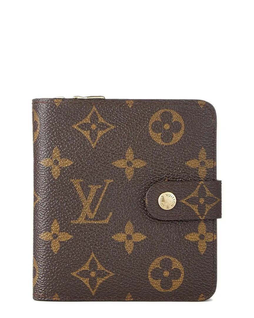 Monogram Coated Canvas Compact Zip (authentic Pre-Loved) by Louis Vuitton