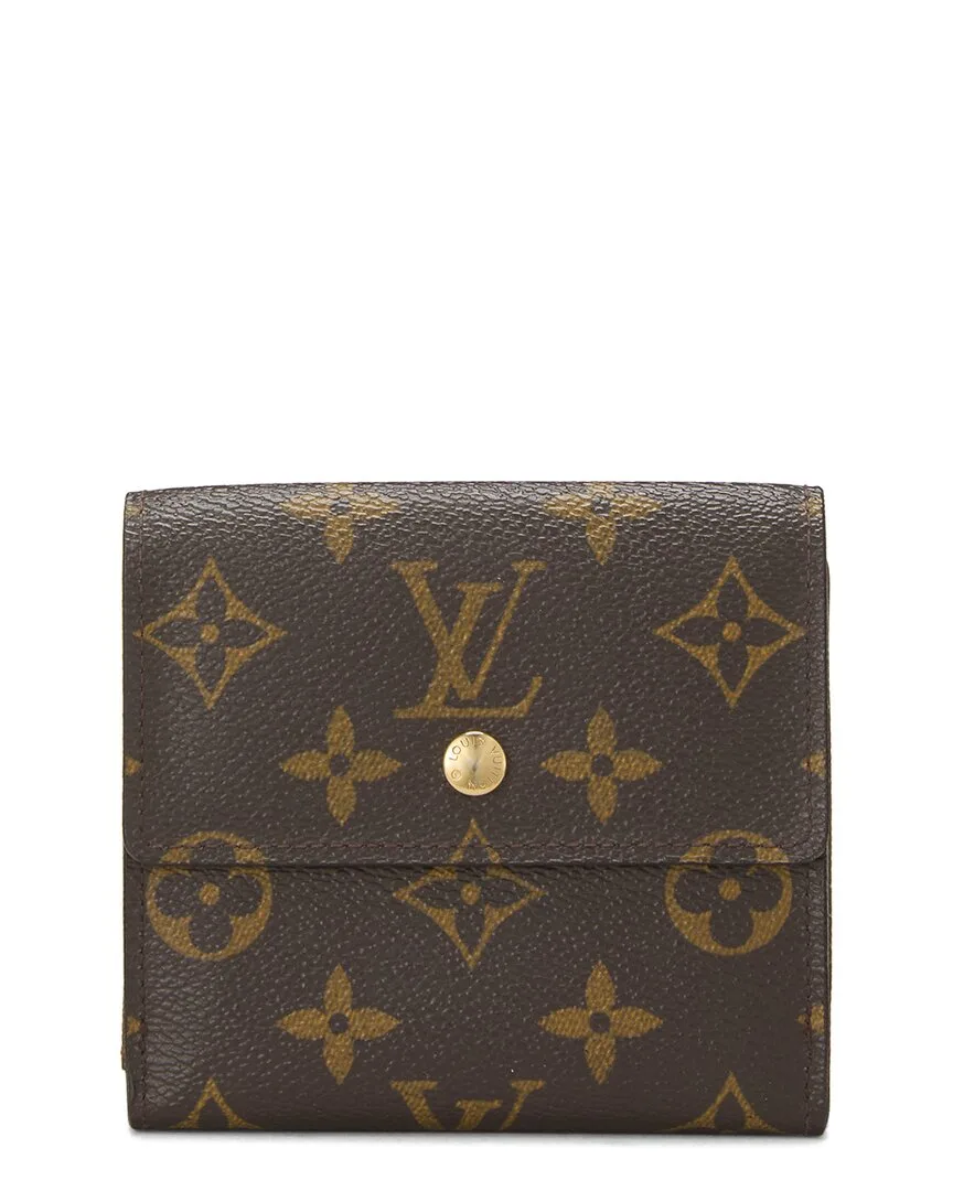 Monogram Coated Canvas Elise Wallet (authentic Pre-Loved)