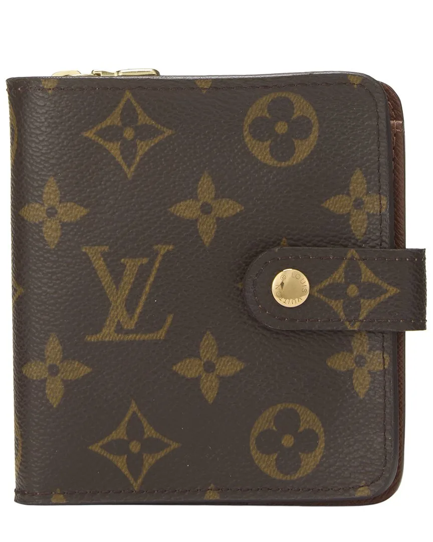 Monogram Coated Canvas Compact Wallet (authentic Pre-Loved)