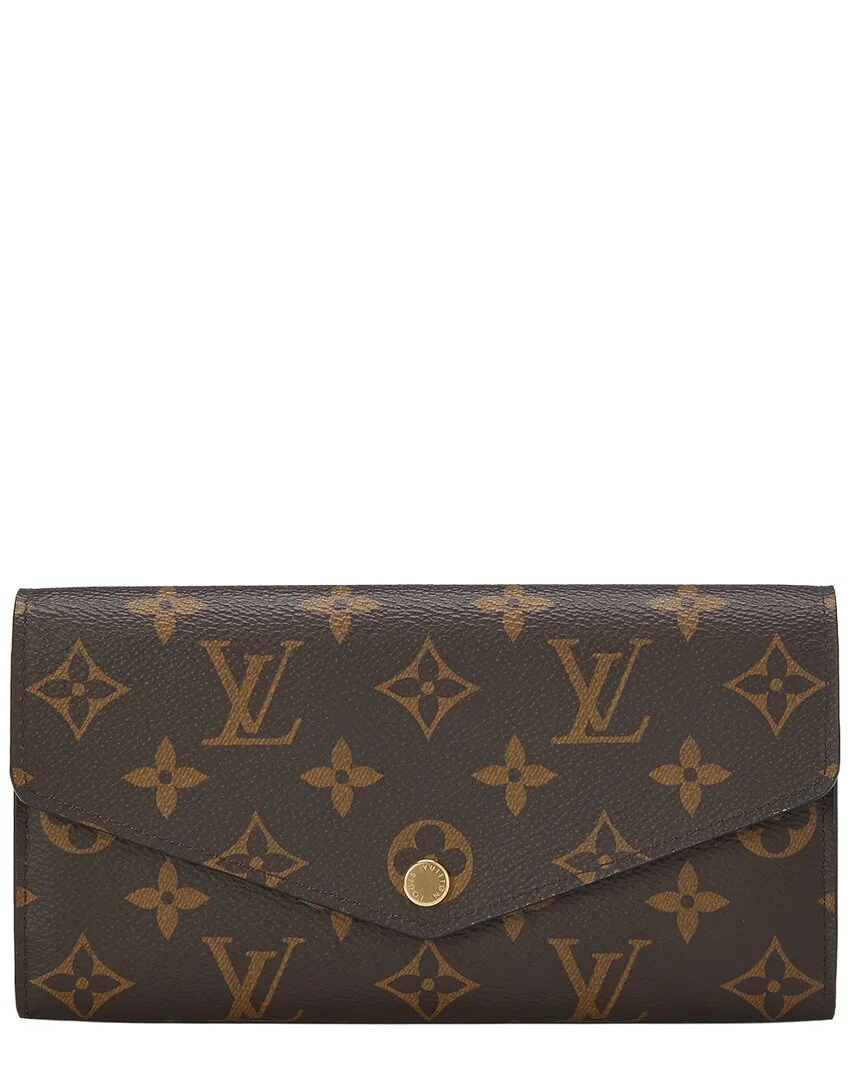 Brown Monogram Coated Canvas Sarah Nm (authentic Pre-Loved)