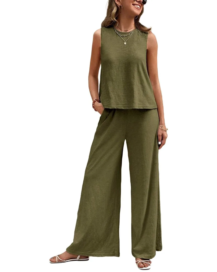 2Pc Top & Pant Set by Bella Desert