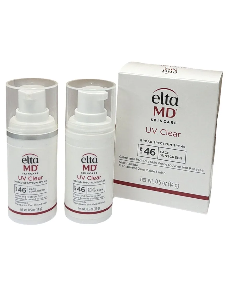 1Oz Uv Clear Broad-Spectrum Spf 46 2Pc Set by Eltamd