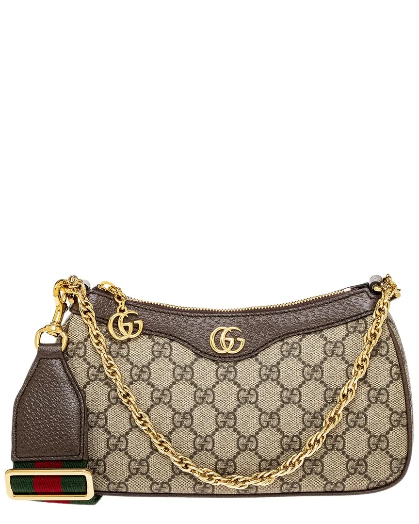 Ophidia Gg Small Canvas & Leather Shoulder Bag by Gucci
