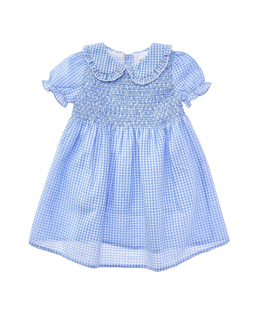 Gingham Smocked Dress by Lil Cactus