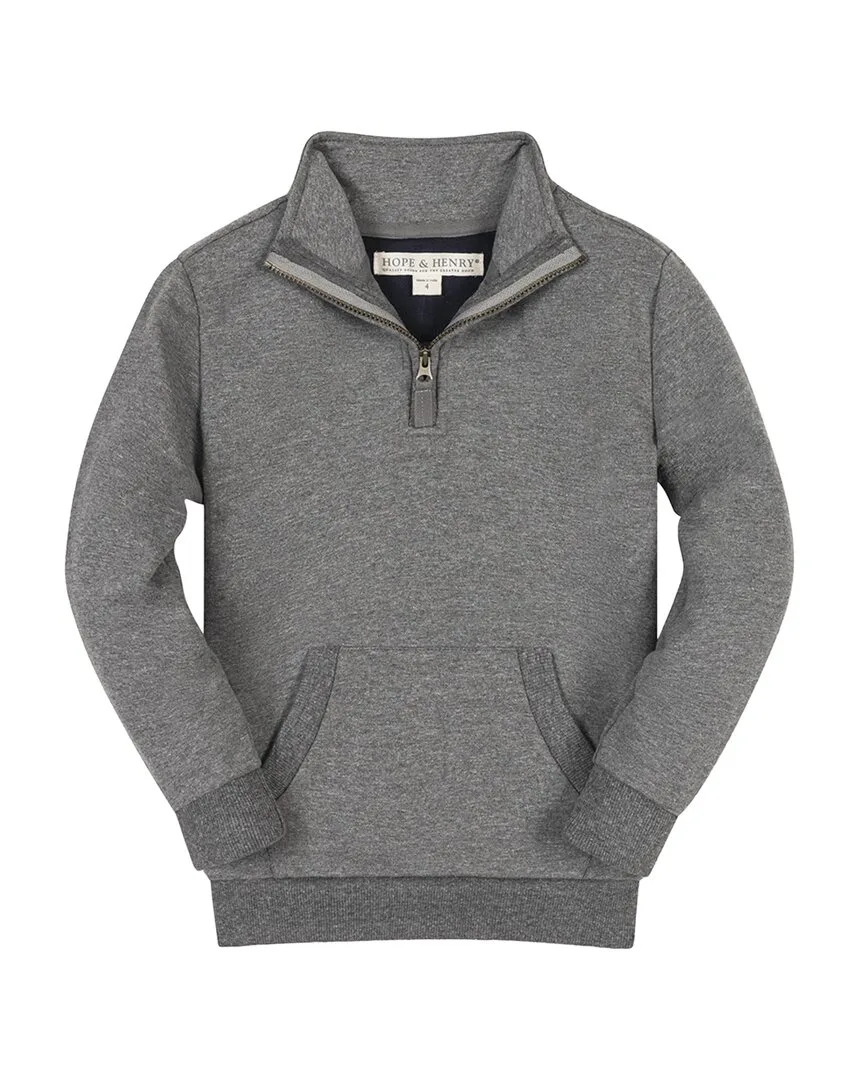 Organic French Terry Half-Zip Sweatshirt by Hope & Henry