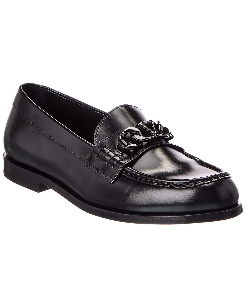 Vlogo Chain Leather Loafer