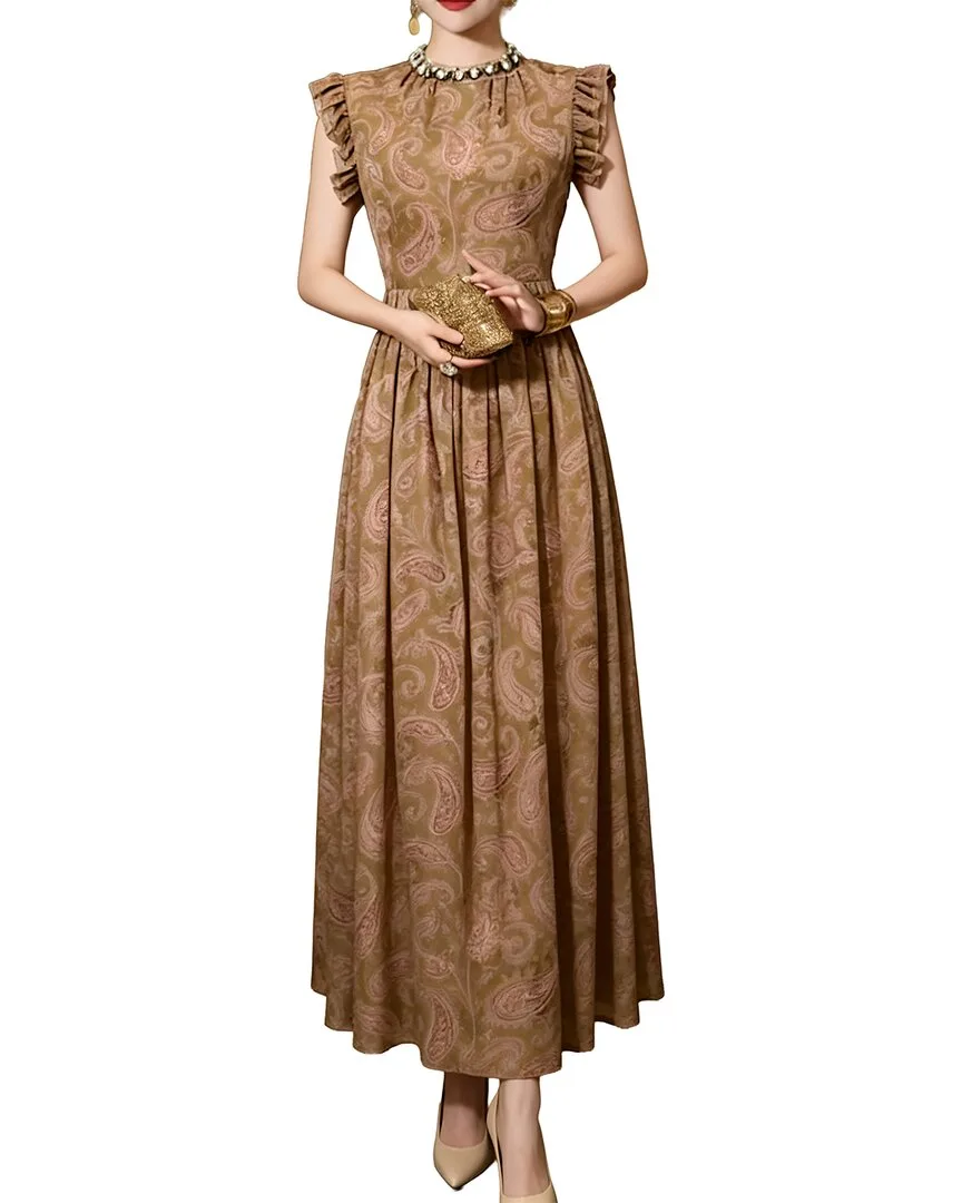 Solid Maxi Dress by Brc by Burryco