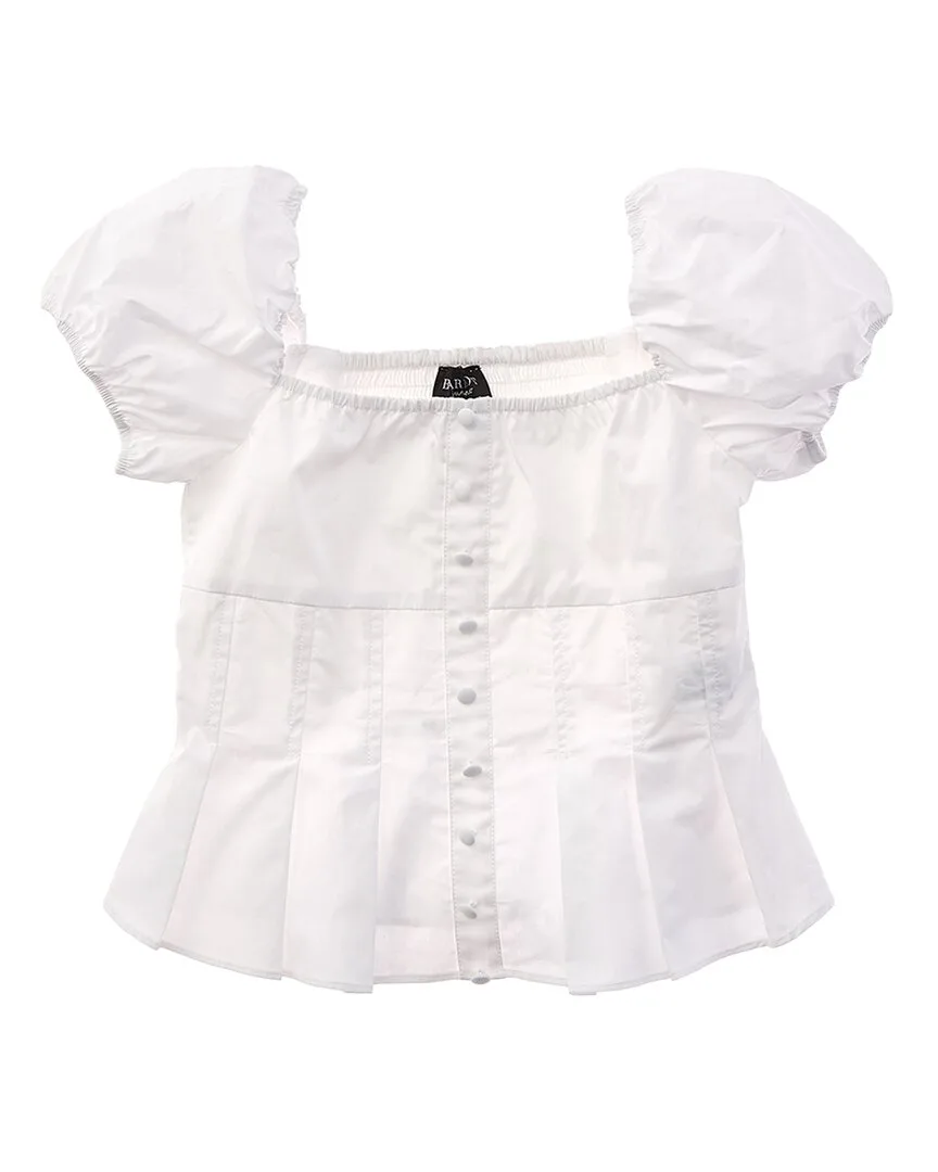 Larna Poplin Top by Bardot