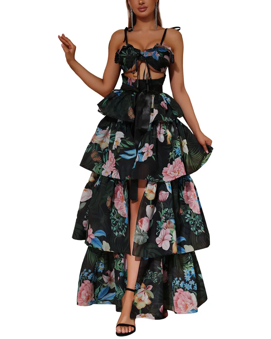 Print Maxi Dress by Alma King