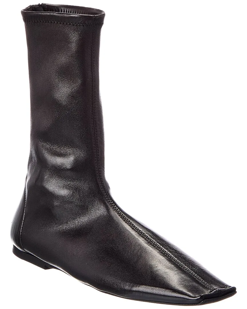 Marlene Leather Boot by Khaite