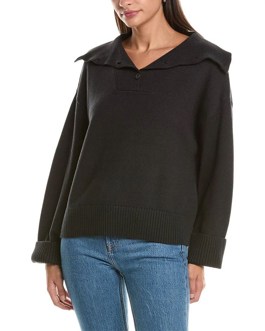 Quinn Polo Wool-Blend Sweater