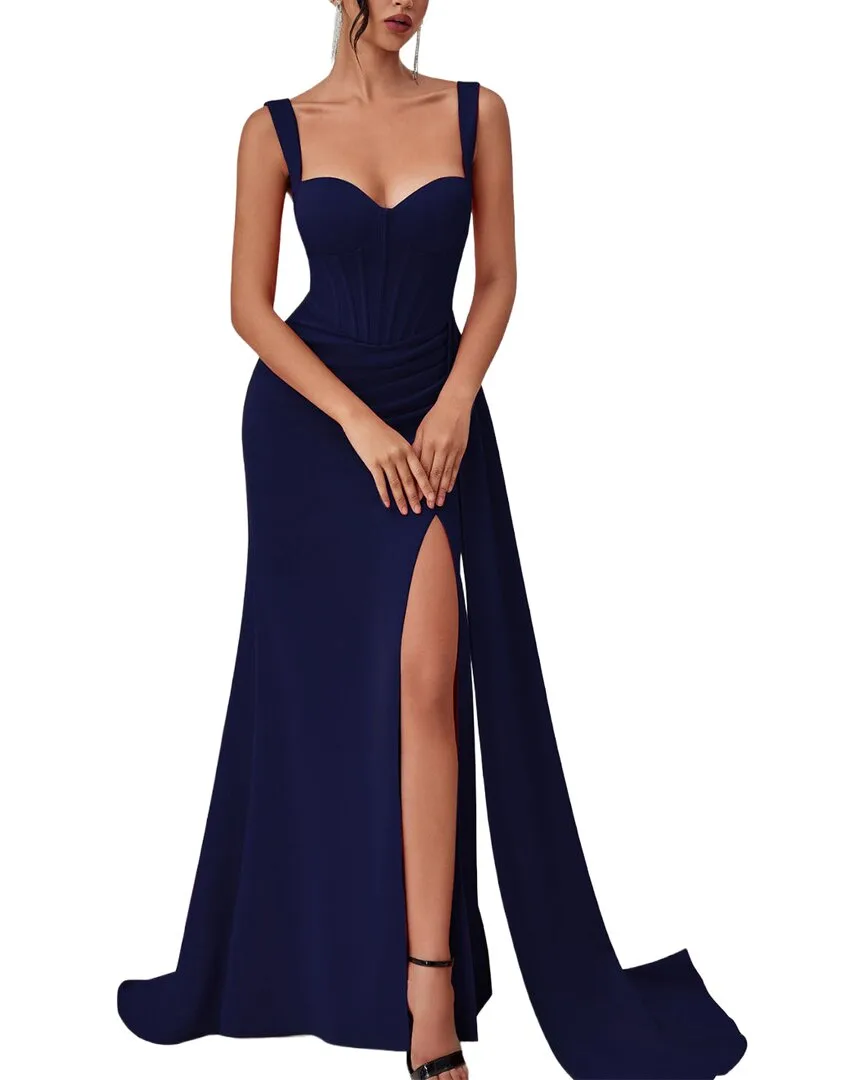 Solid Maxi Dress by Oloey
