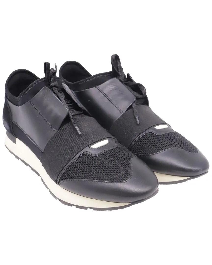 Leather Race Runner Sneaker (authentic Pre-Loved) by Balenciaga