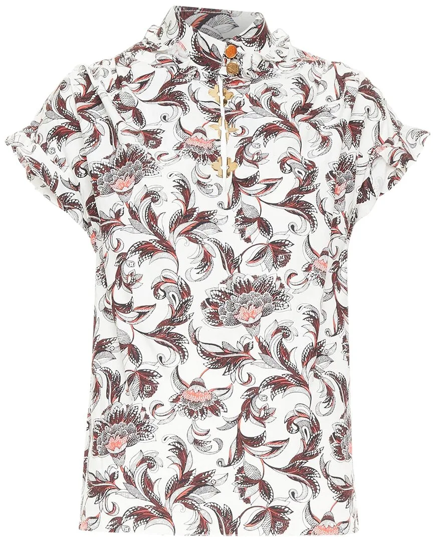 Paisley Ruffled Shirt (authentic Pre-Loved) by Louis Vuitton