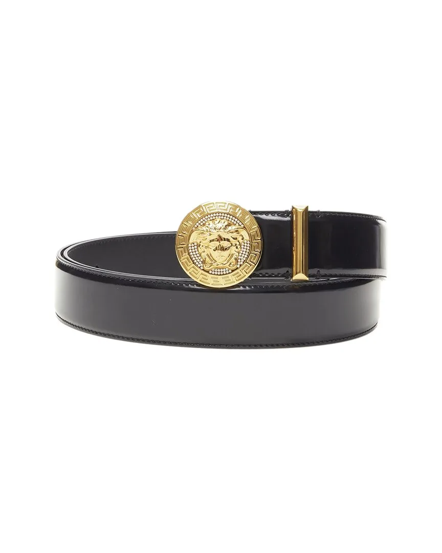 Medusa Biggie Crystal Belt (authentic Pre-Loved) by Versace