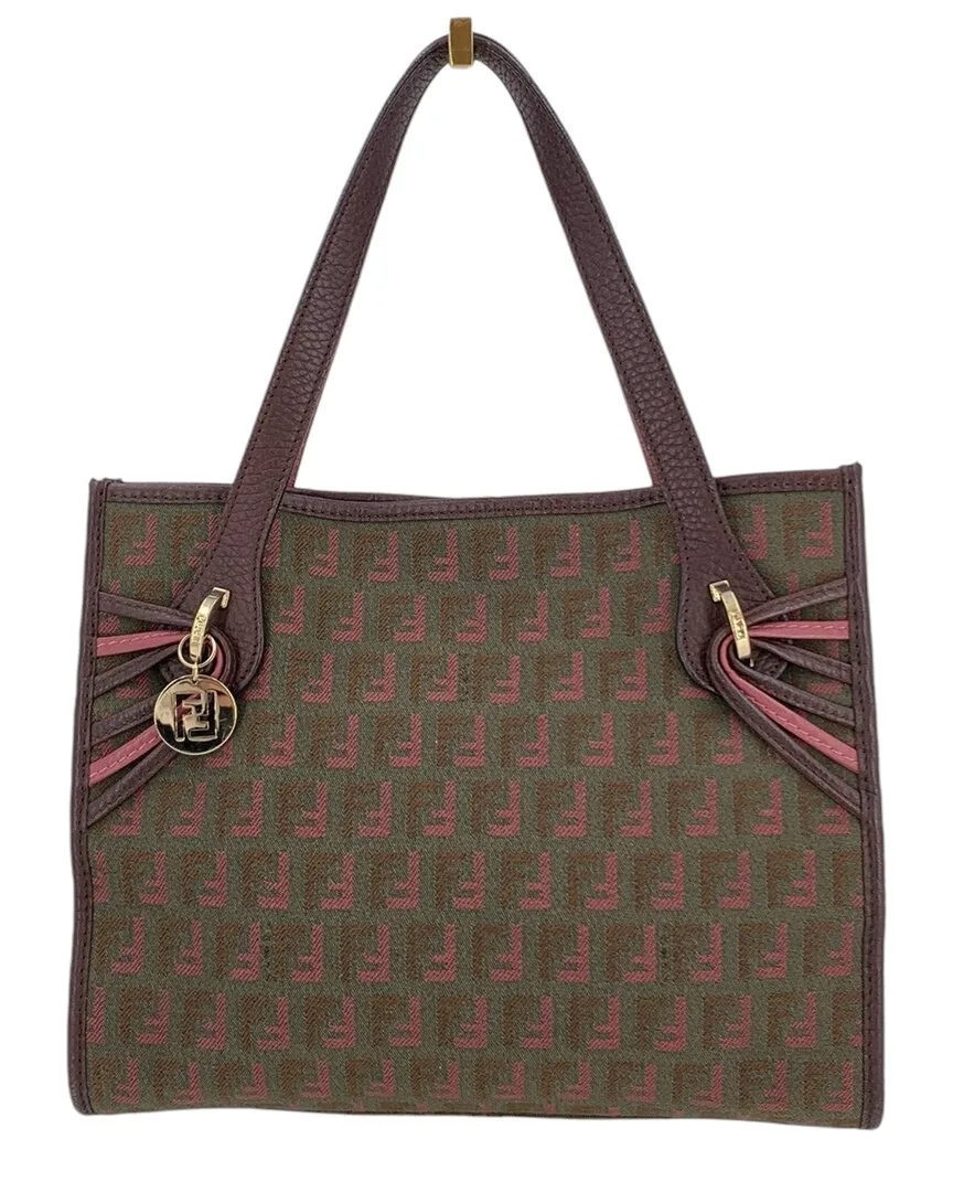 Multicolor Zucchino Canvas Tote (authentic Pre-Loved) by FENDI