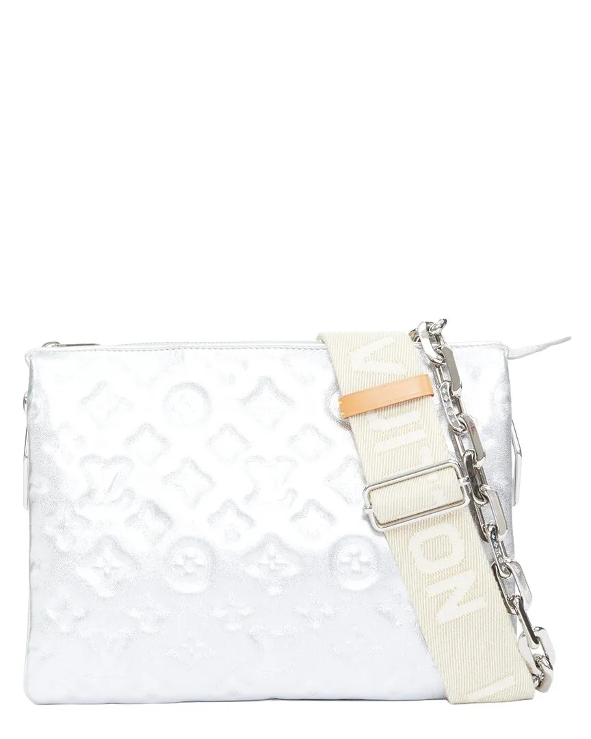 Silver Leather 2021 Runway Coussin (authentic Pre-Loved) by Louis Vuitton