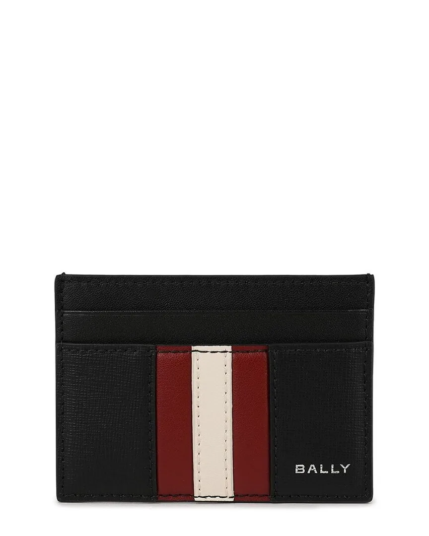 Black Leather Card Holder (authentic Pre-Loved) by Bally