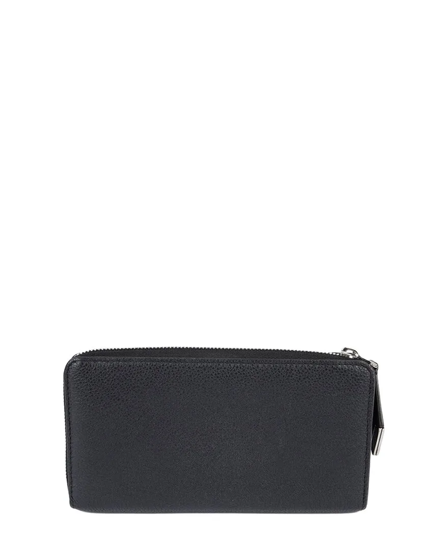 Black Calfskin Comte Long Wallet (authentic Pre-Loved) by Louis Vuitton