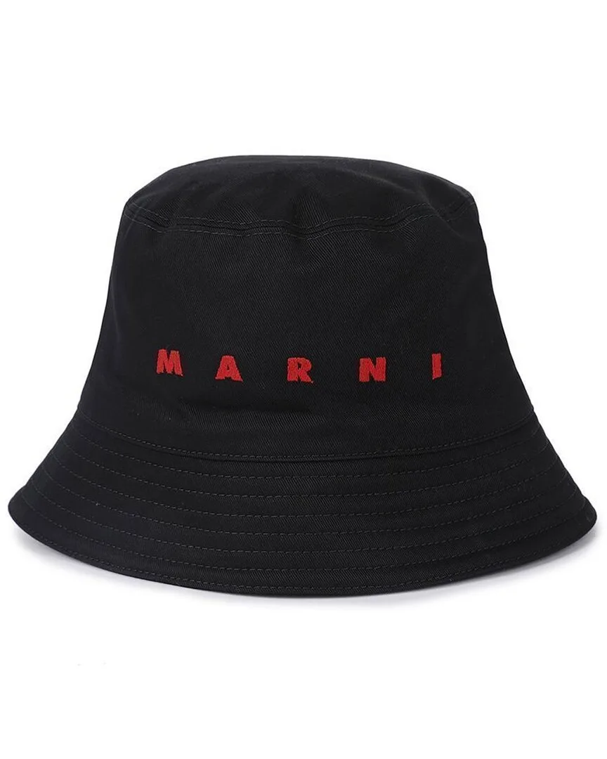 Embroidered Logo Bucket Hat (authentic Pre-Loved) by Marni