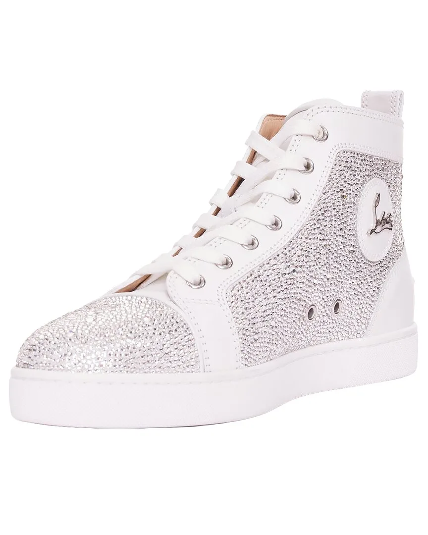 Leather Louis Strass Sneaker (authentic Pre-Loved) by Christian Louboutin