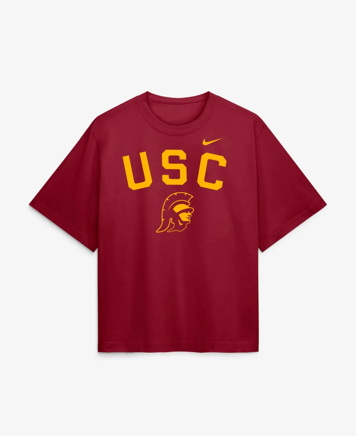 USC Arch Over Logo Boxy Loose Fit T-Shirt by Nike