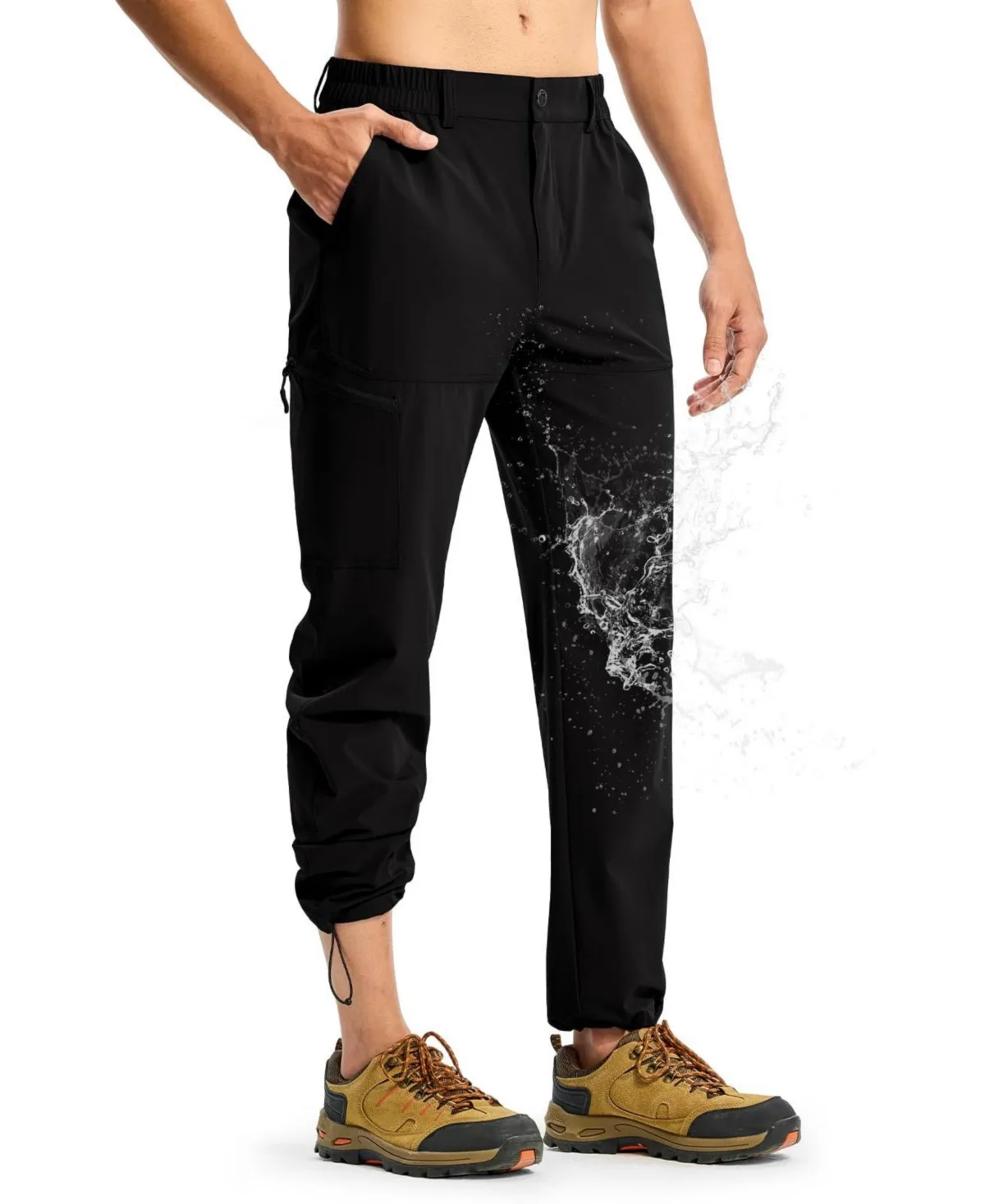 Lightweight Water Resistant Hiking Pants Stretch Quick Dry Outdoor Fishing Travel Pants