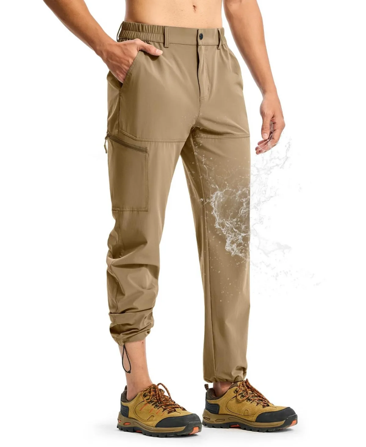 Lightweight Water Resistant Hiking Pants Stretch Quick Dry Outdoor Fishing Travel Pants by Piscifun