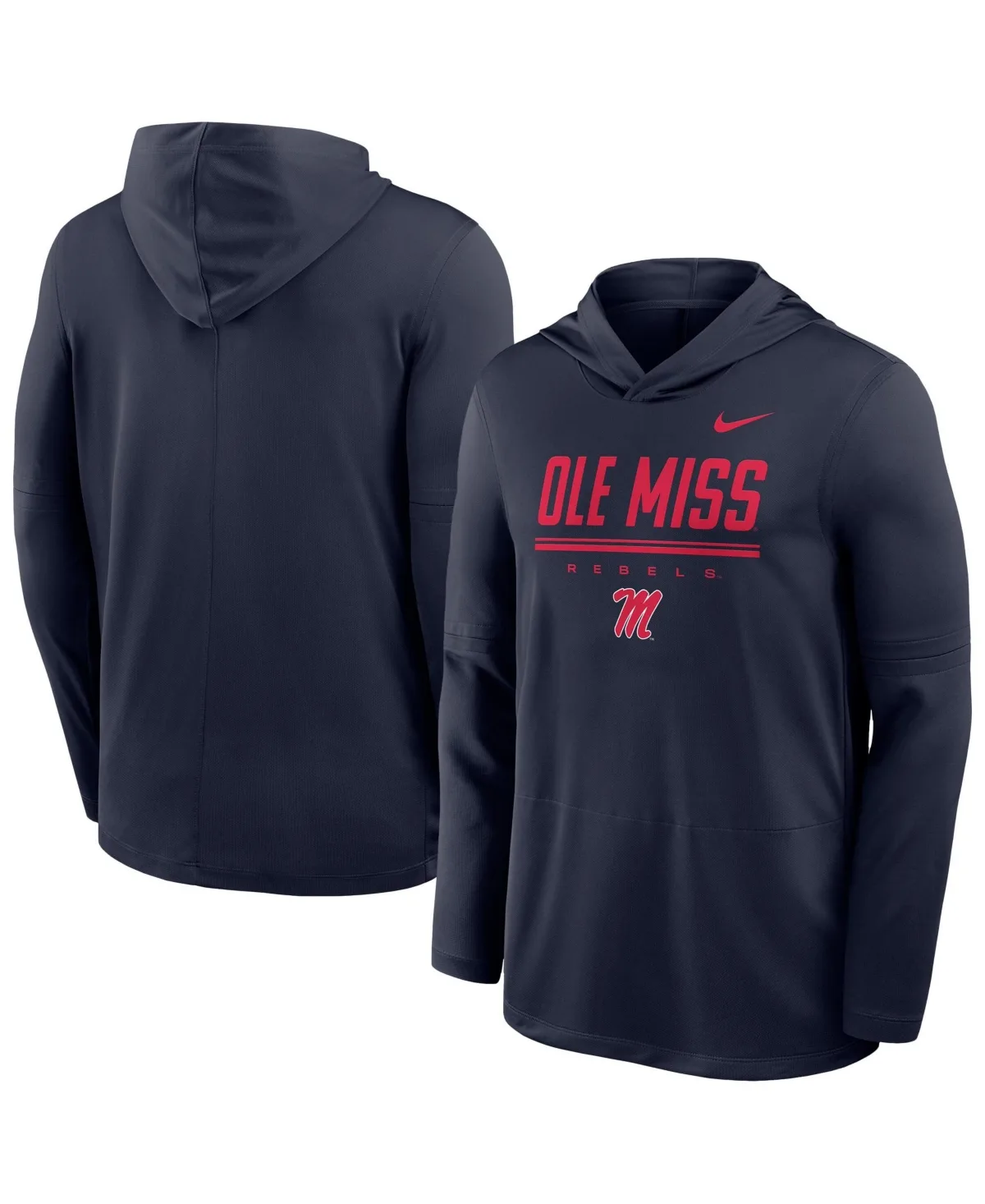 Ole Miss Rebels Sideline Removable-Sleeve Hoodie by Nike
