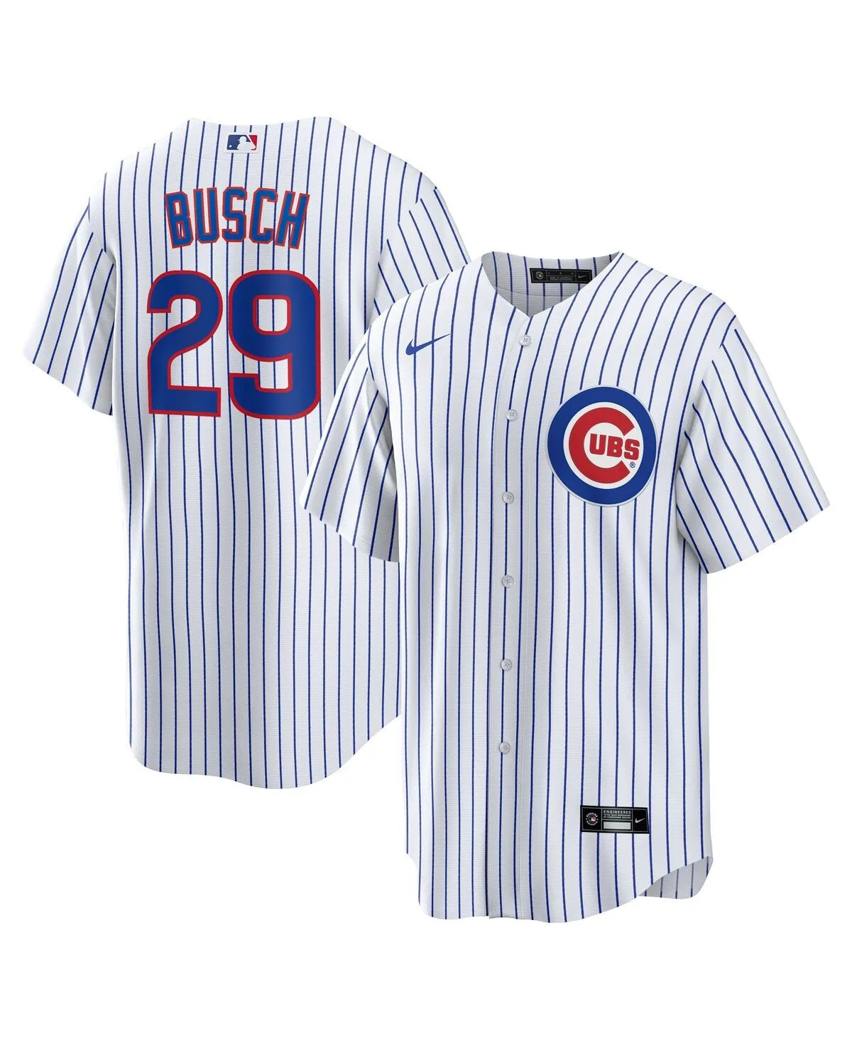 Michael Busch Chicago Cubs Home Replica Jersey by Nike