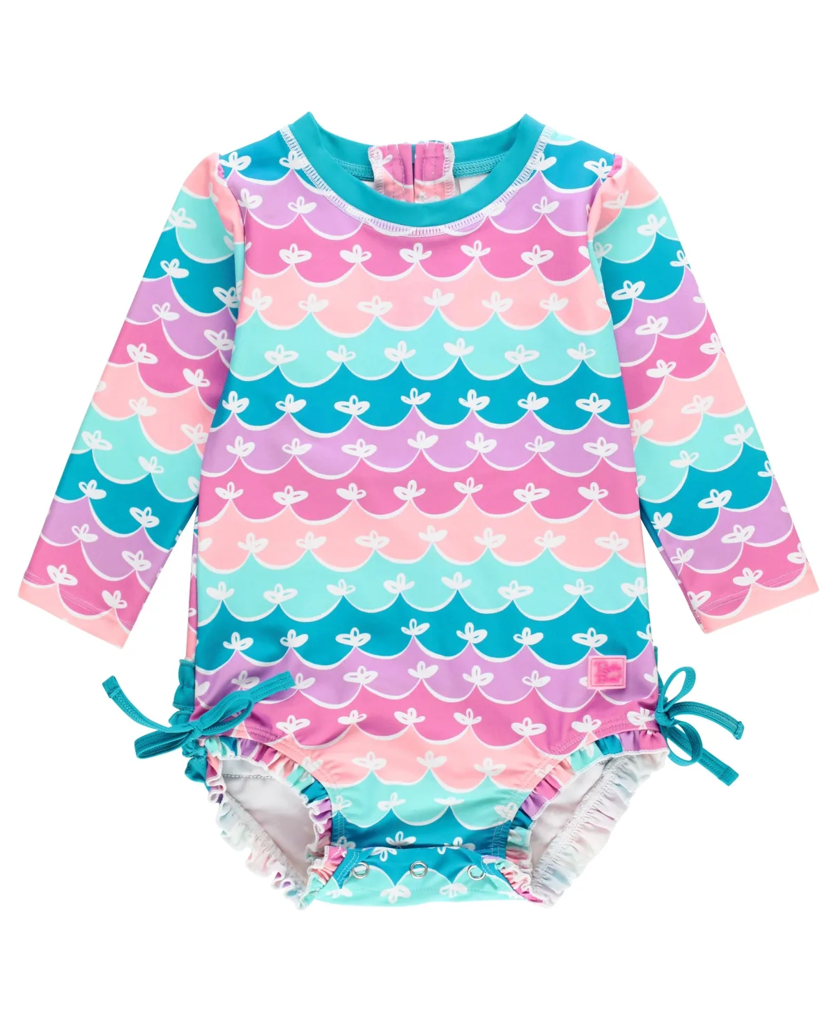 Long Sleeve One Piece Rash Guard by Rufflebutts