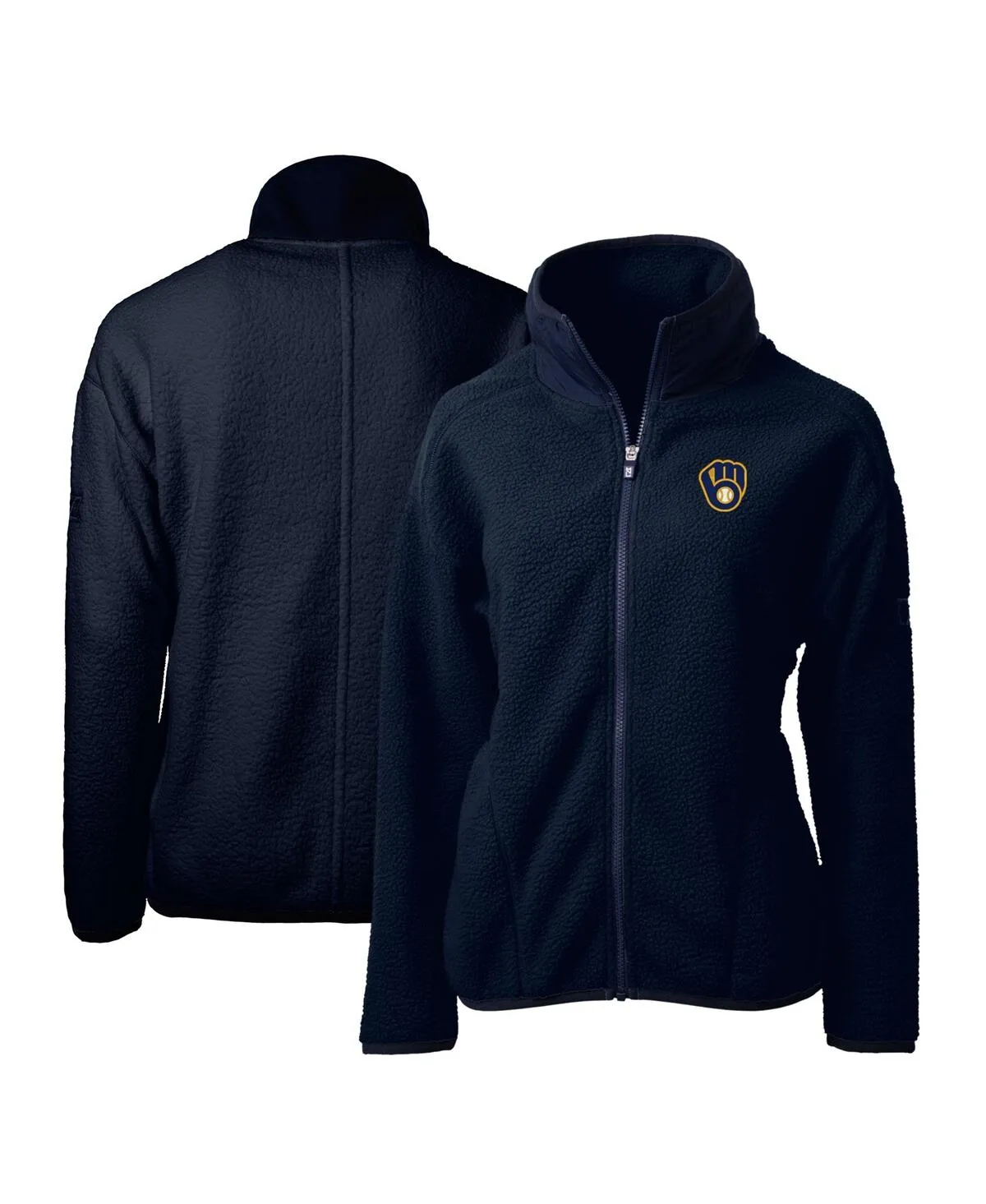 Milwaukee Brewers Cascade Eco Sherpa Fleece Full-Zip Jacket