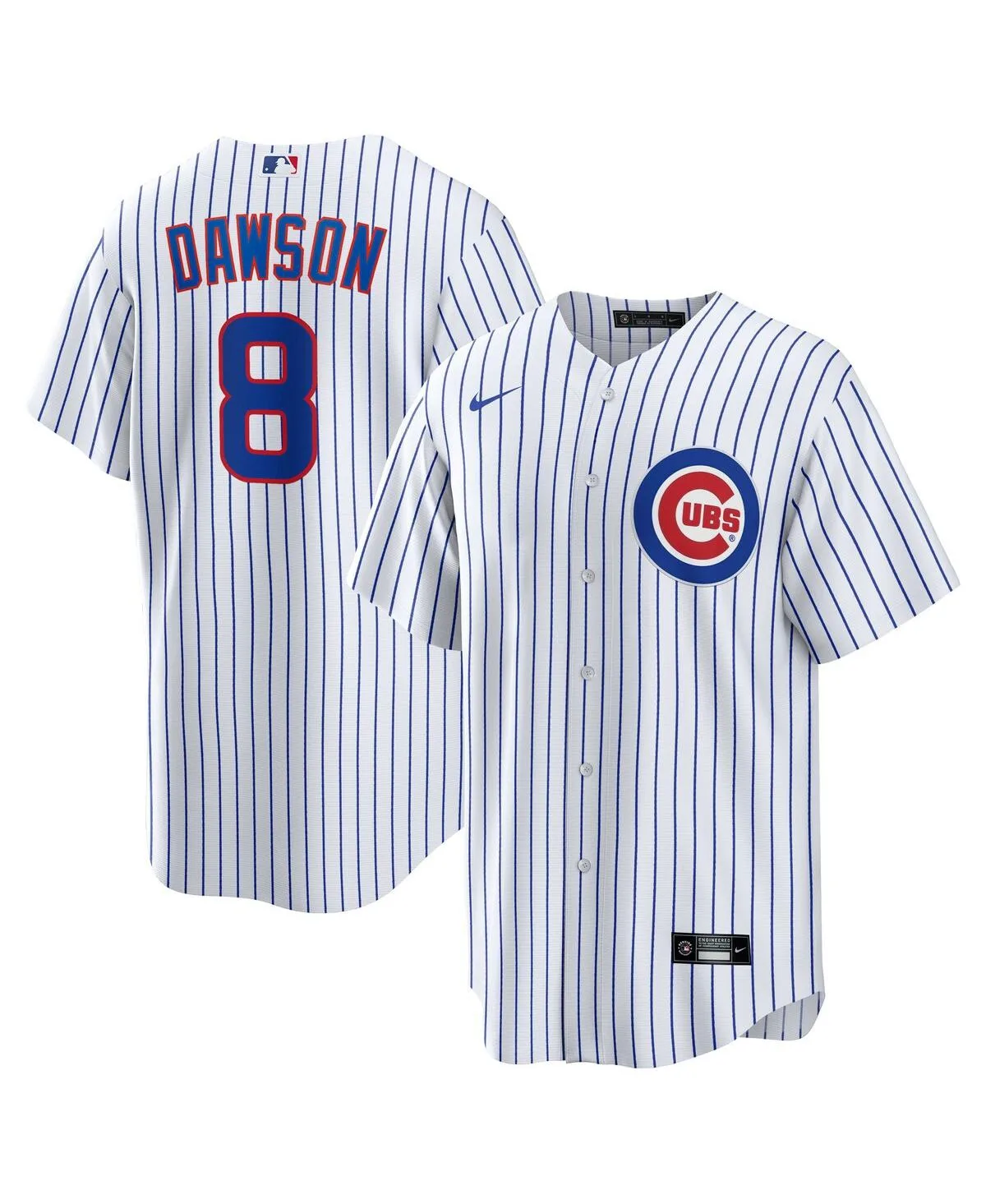 Andre Dawson Chicago Cubs Home Retired Player Replica Jersey by Nike