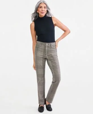 High Rise Straight Leg Ponte Pants by Style & Co