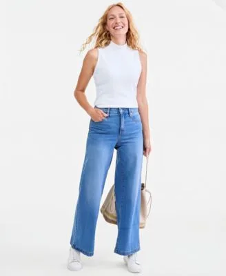 High Rise Wide Leg Jeans by Style & Co