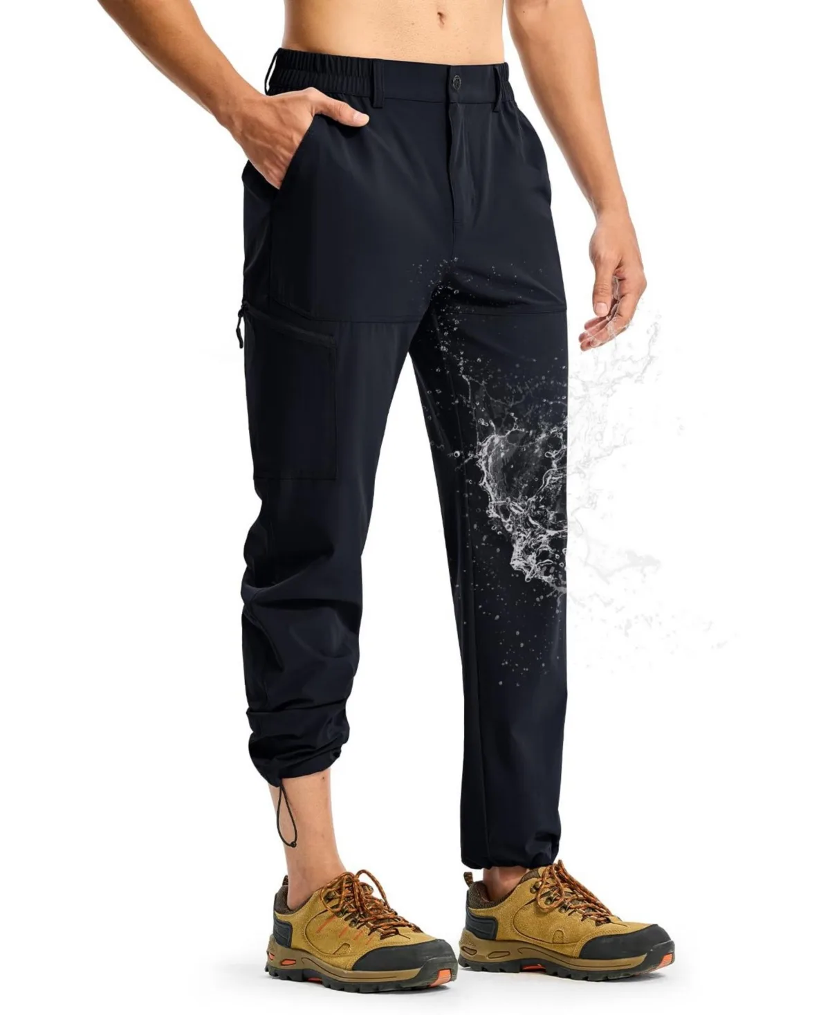 Lightweight Water Resistant Hiking Pants Stretch Quick Dry Outdoor Fishing Travel Pants