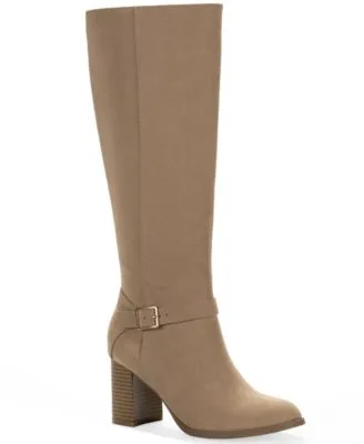 Ruthh Round Toe Buckle Detail Dress Boots by Style & Co