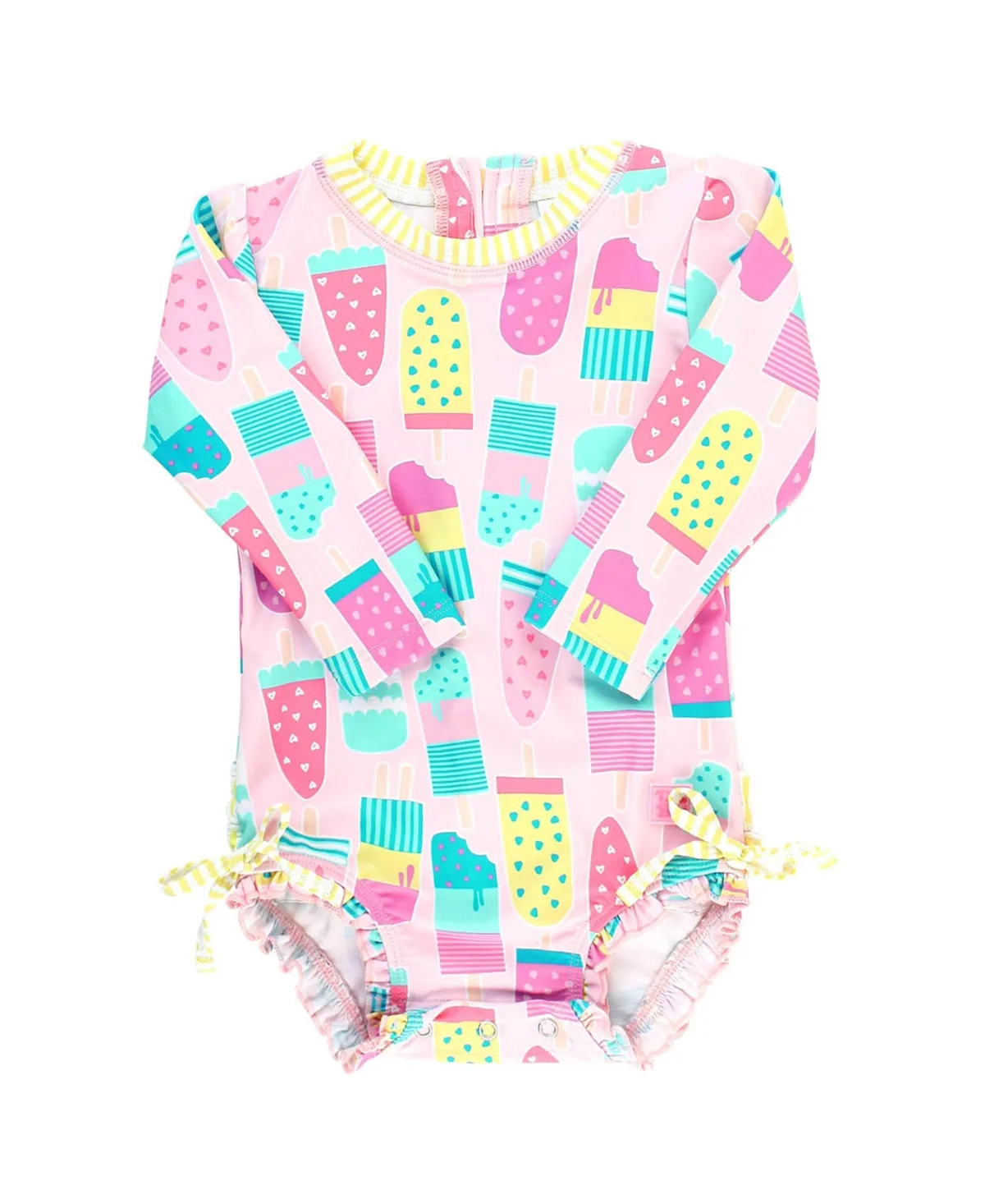 Long Sleeve One Piece Rash Guard by Rufflebutts