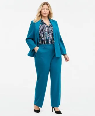 Zip Pocket Blazer Pull on Pants by Kasper