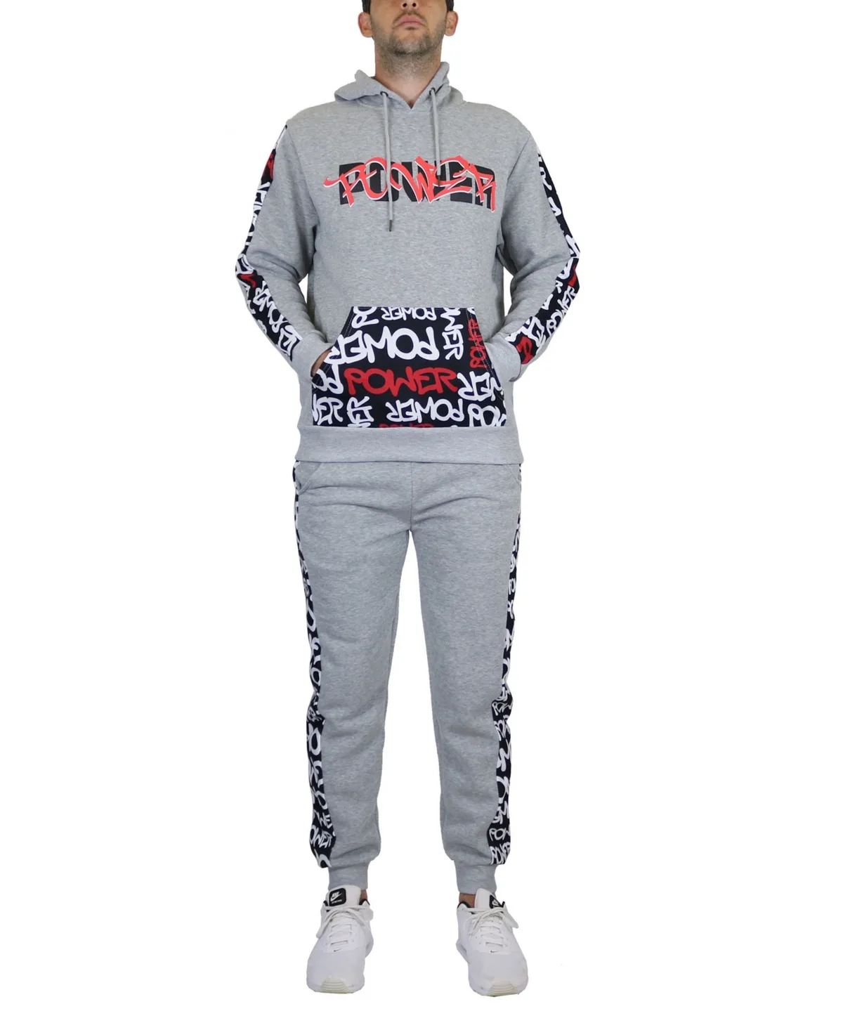 Fleece-Lined Pullover Hoodie and Jogger Sweatpants, 2 Piece Set by Galaxy by Harvic