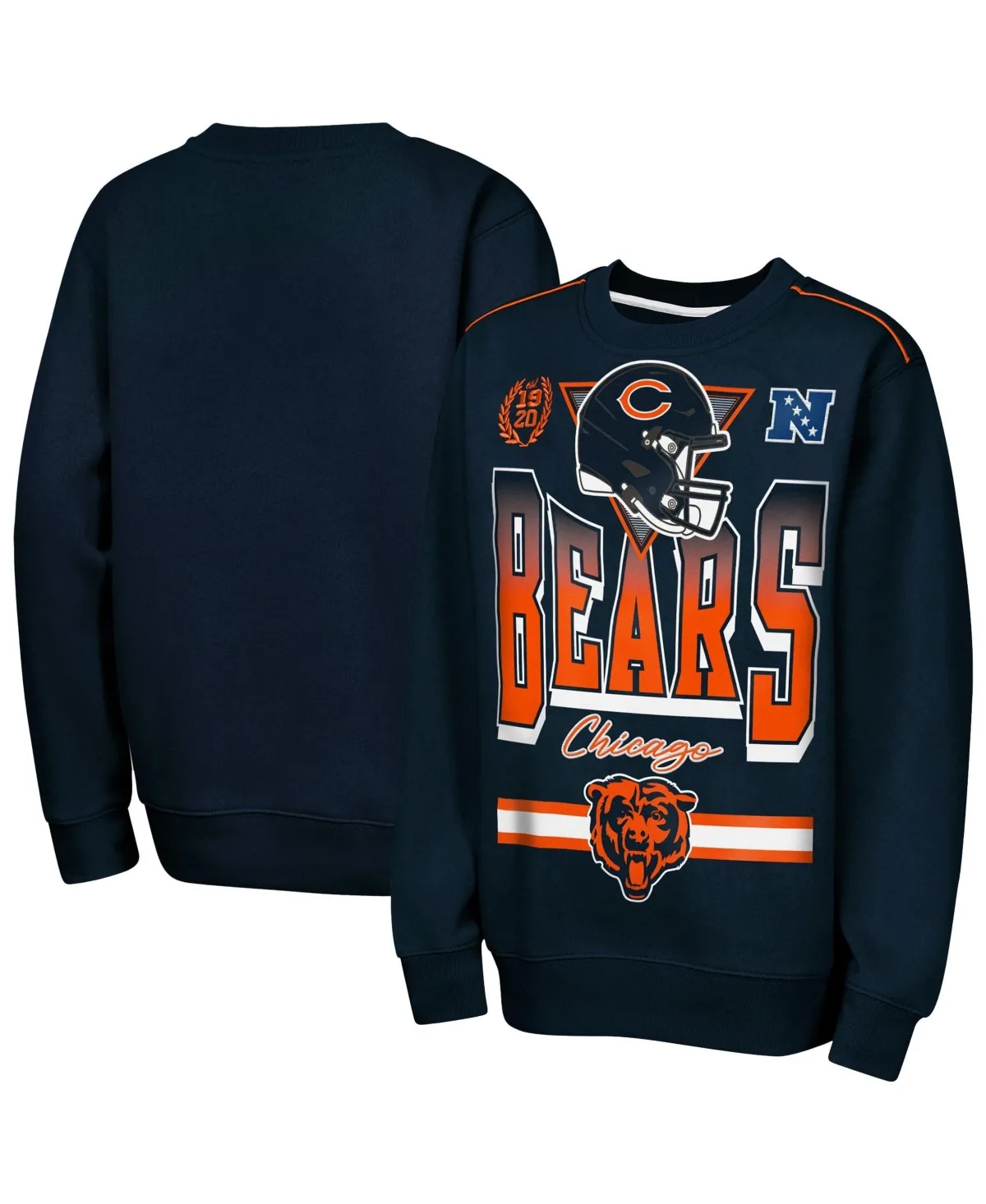 Chicago Bears Crewneck Long Sleeve Sweatshirt by Outerstuff
