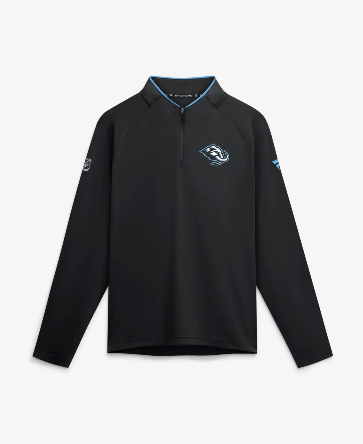 Utah Mammoth Rink Mock-Neck Raglan-Sleeve Quarter-Zip Pullover by Fanatics