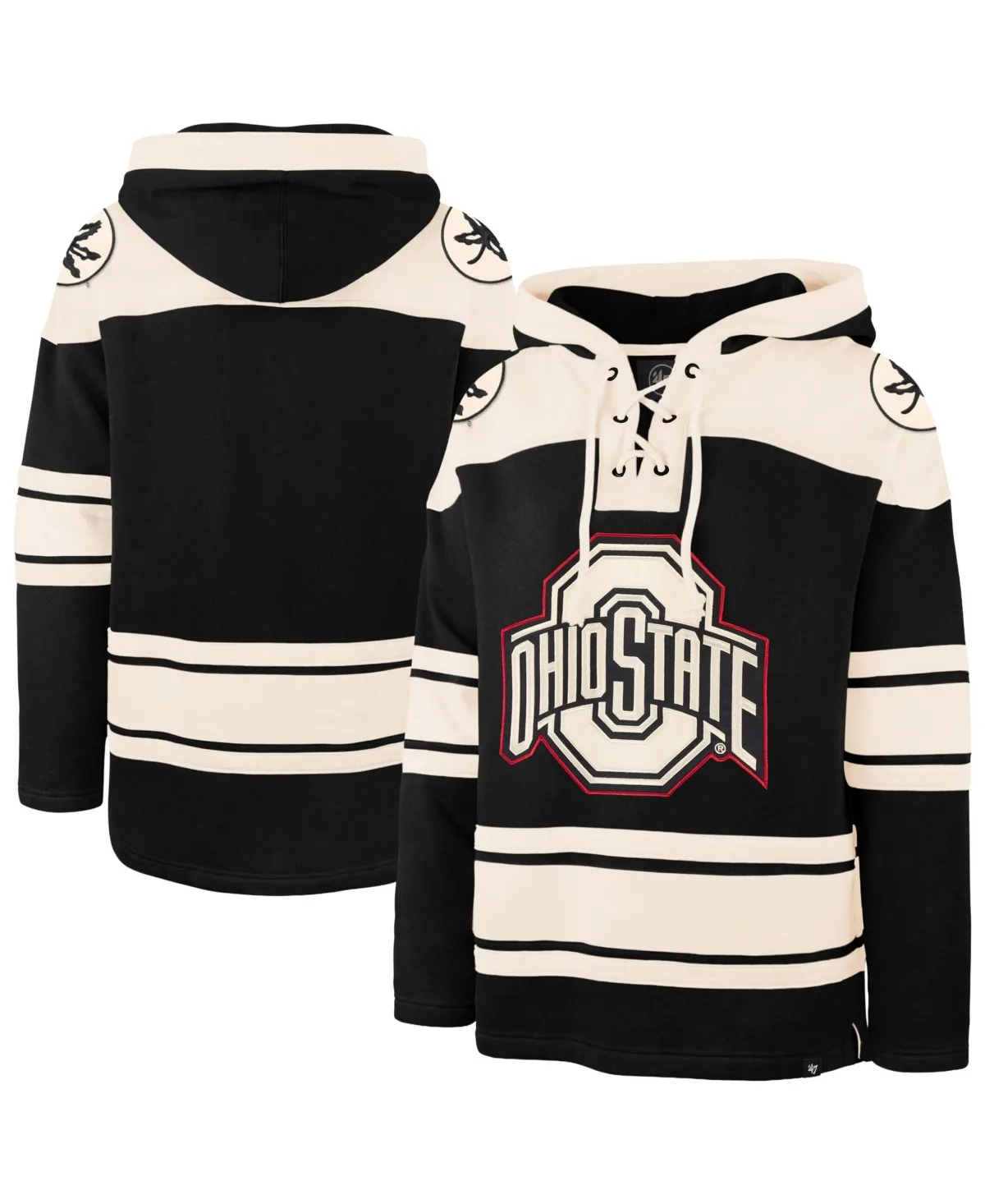 Ohio State Buckeyes Superior Lacer Hoodie by 47 Brand